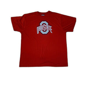 Ohio State Buckeyes Profile Varsity Red Performance T-Shirt Men's 3XT Big & Tall